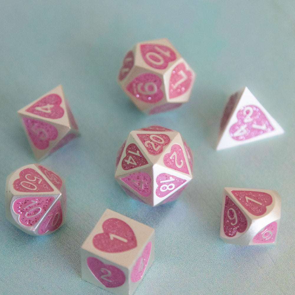 Philter of Love Dice • Silver