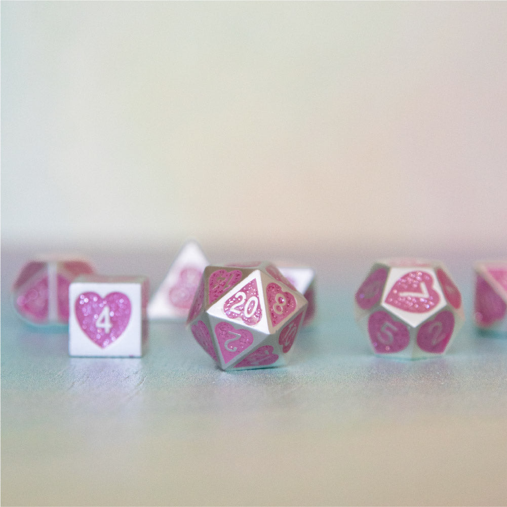 Philter of Love Dice • Silver