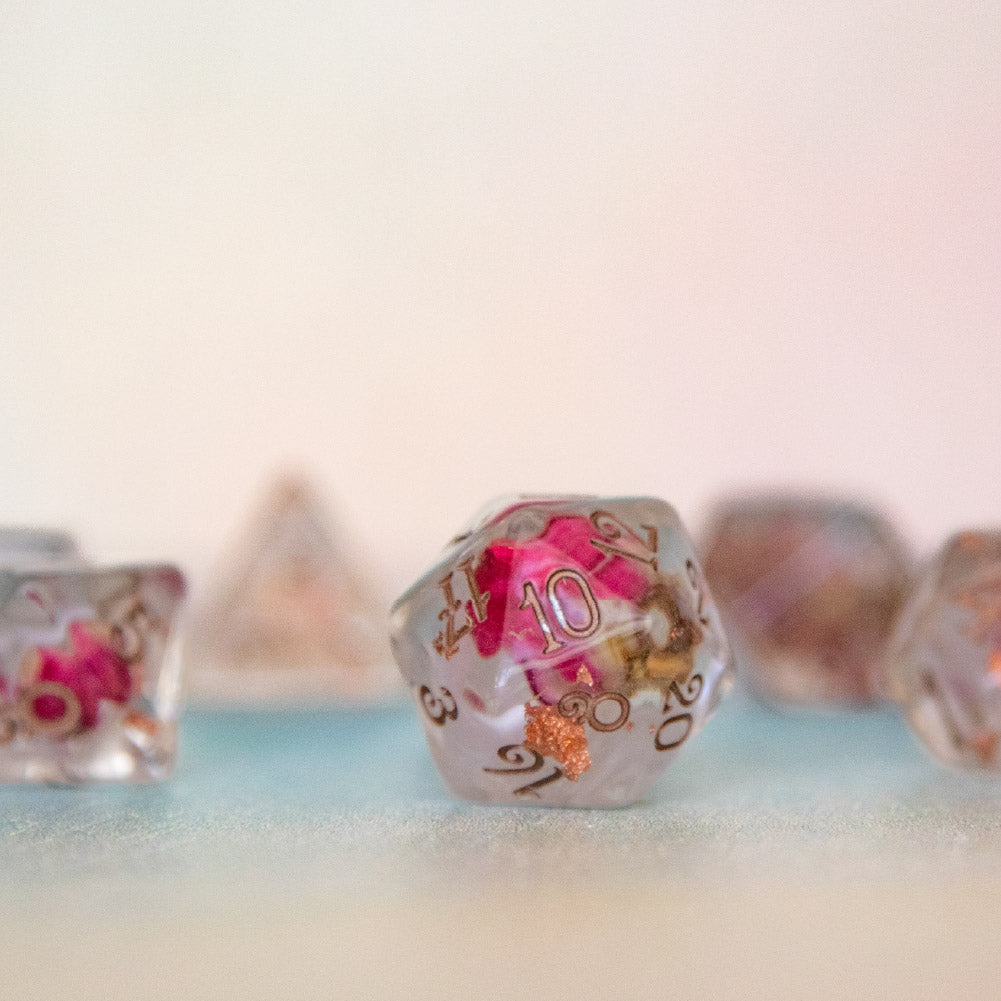 Whispering Rose Dice Set