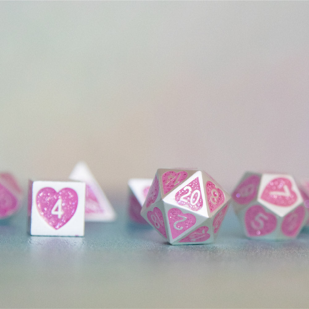 Philter of Love Dice • Silver