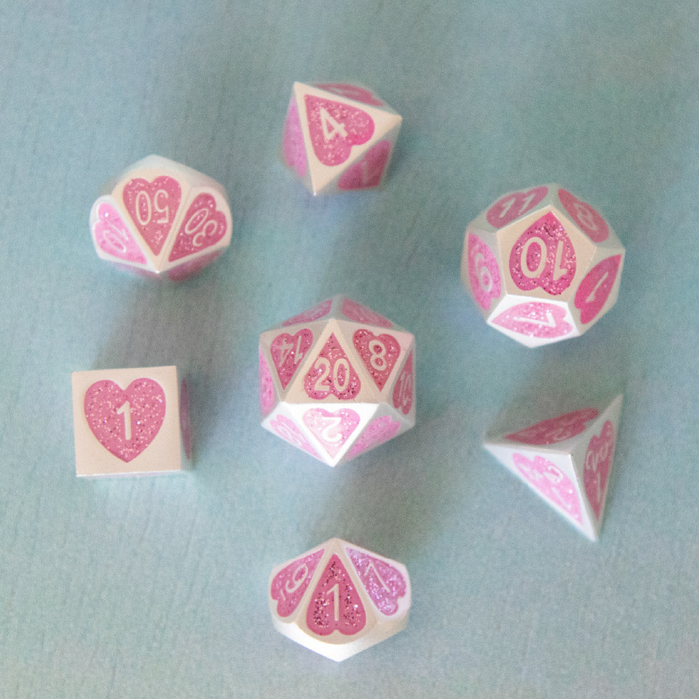 Philter of Love Dice • Silver