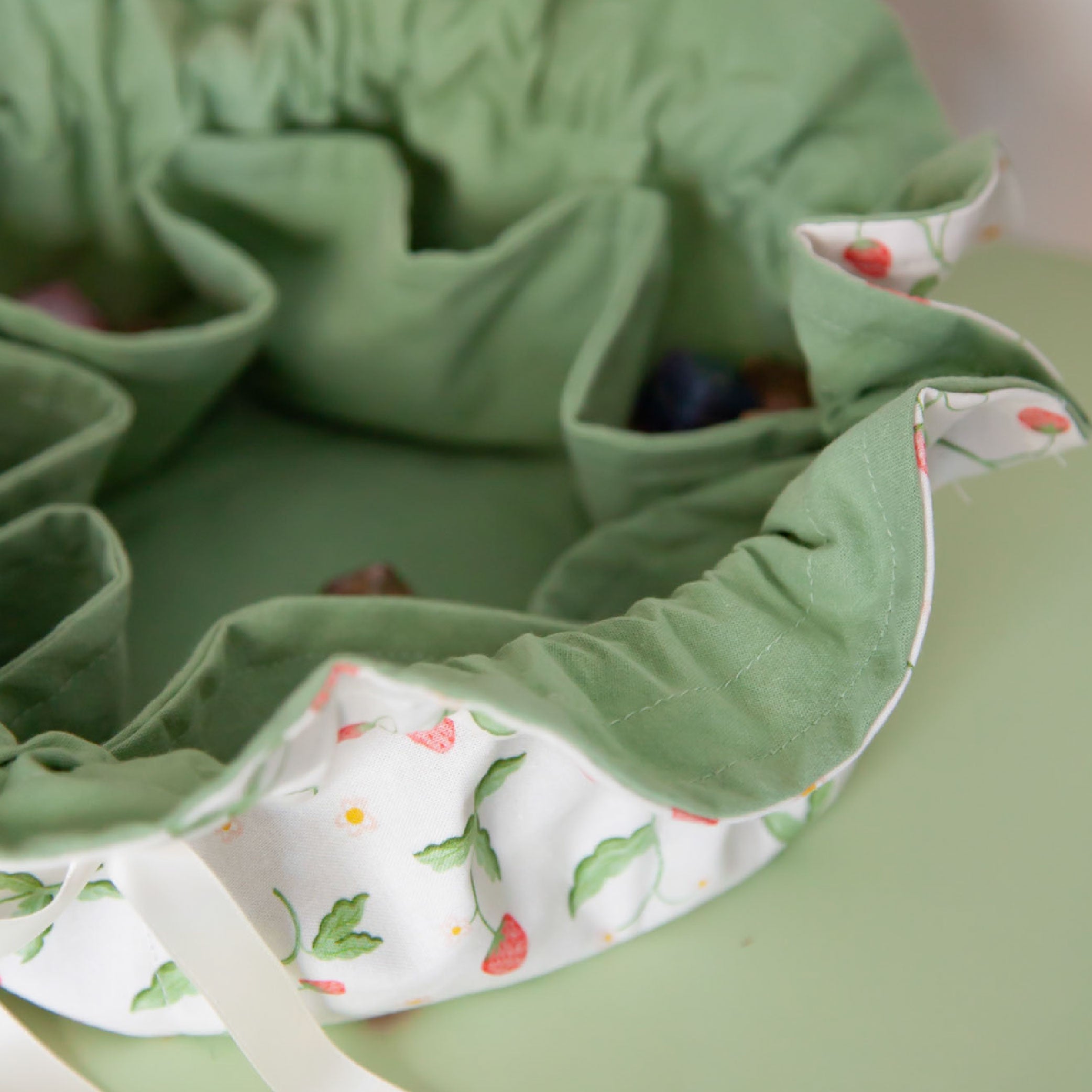 Dice Bag of Holding • Strawberry Patch