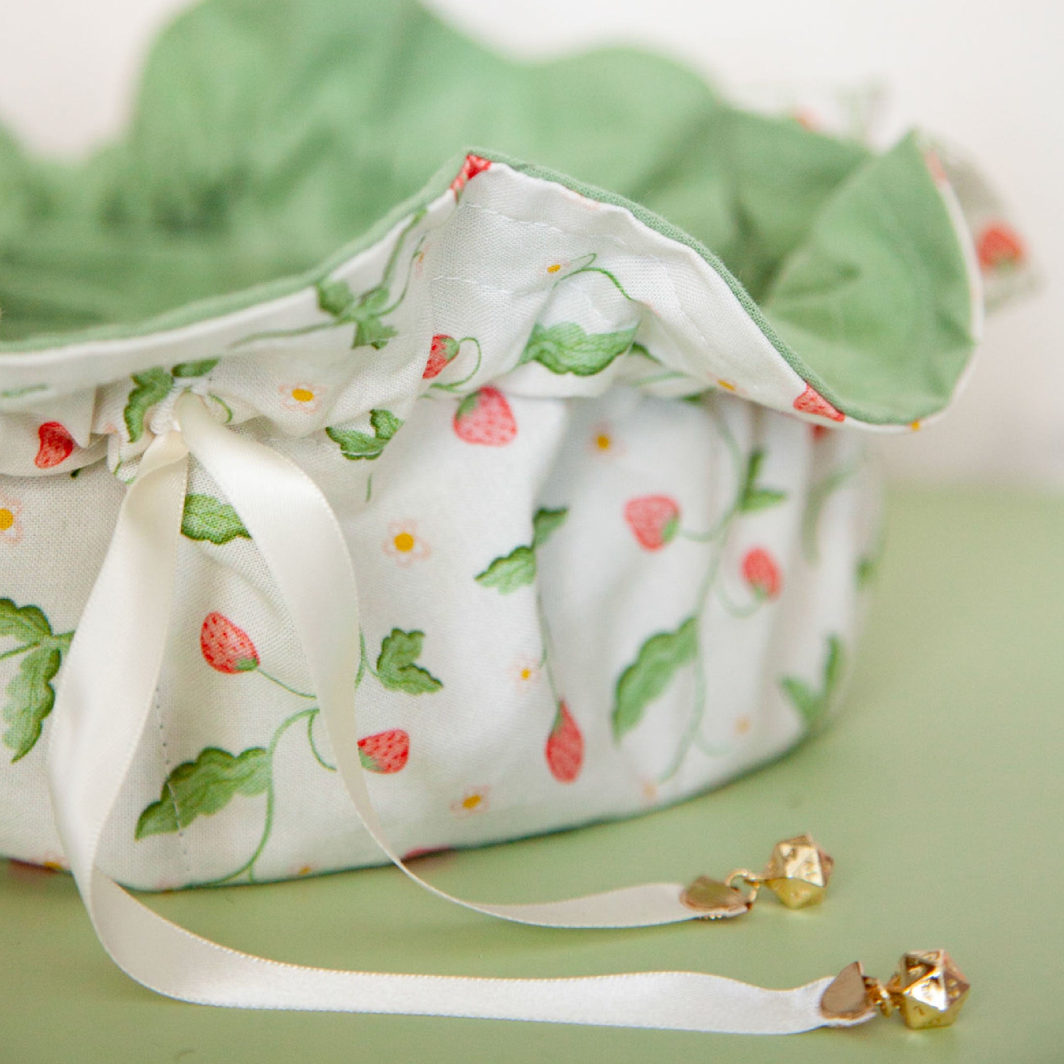 Dice Bag of Holding • Strawberry Patch