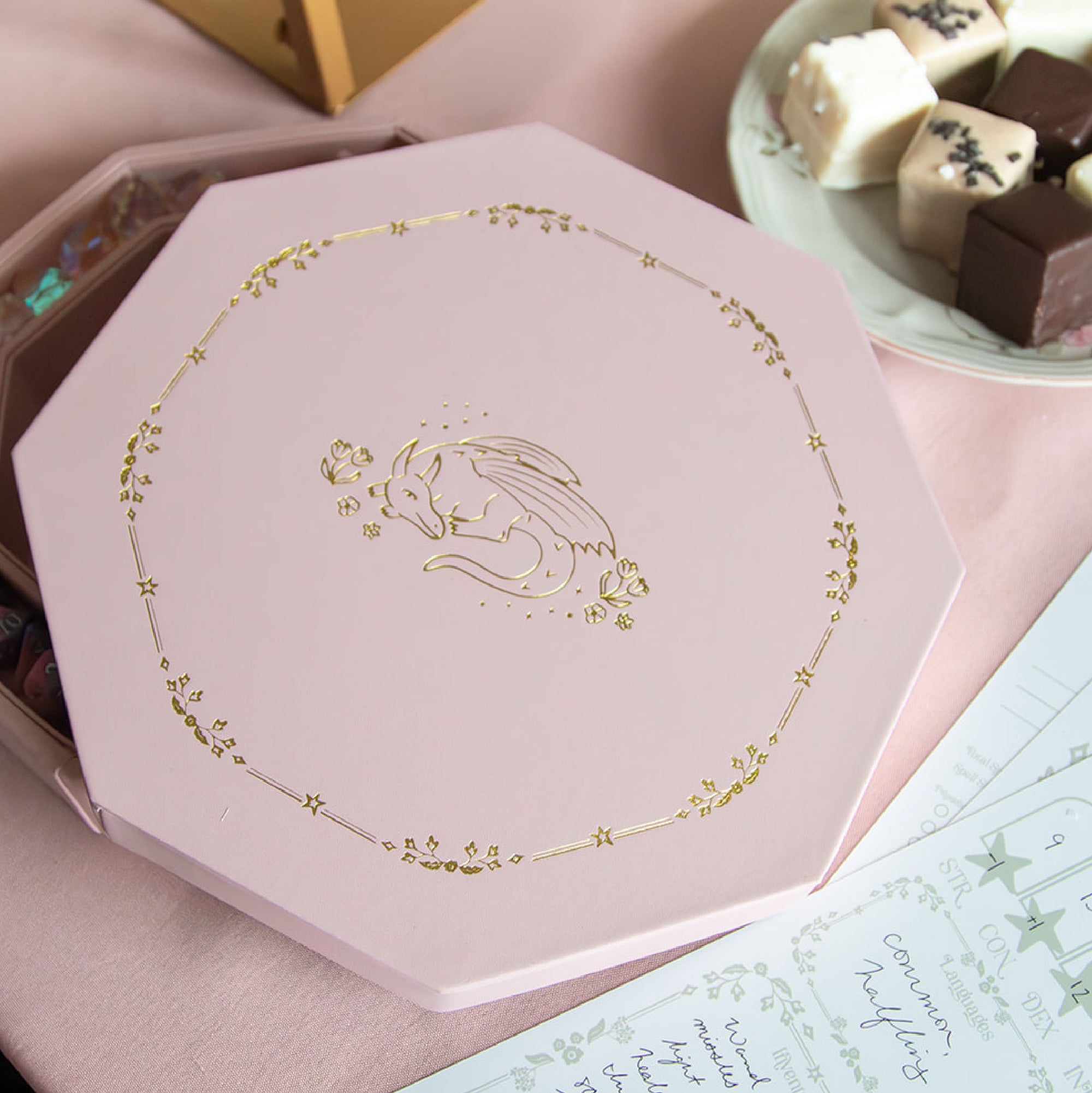 Enchanted Dice Box • Rose Dragon