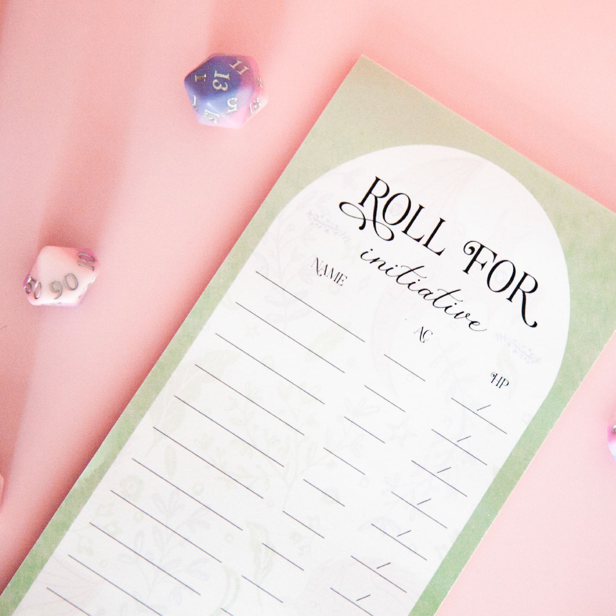 Roll Call Initiative Notepad