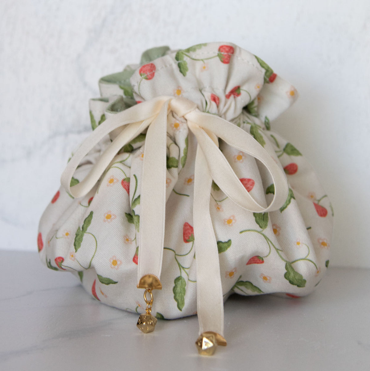 Dice Bag of Holding • Strawberry Patch