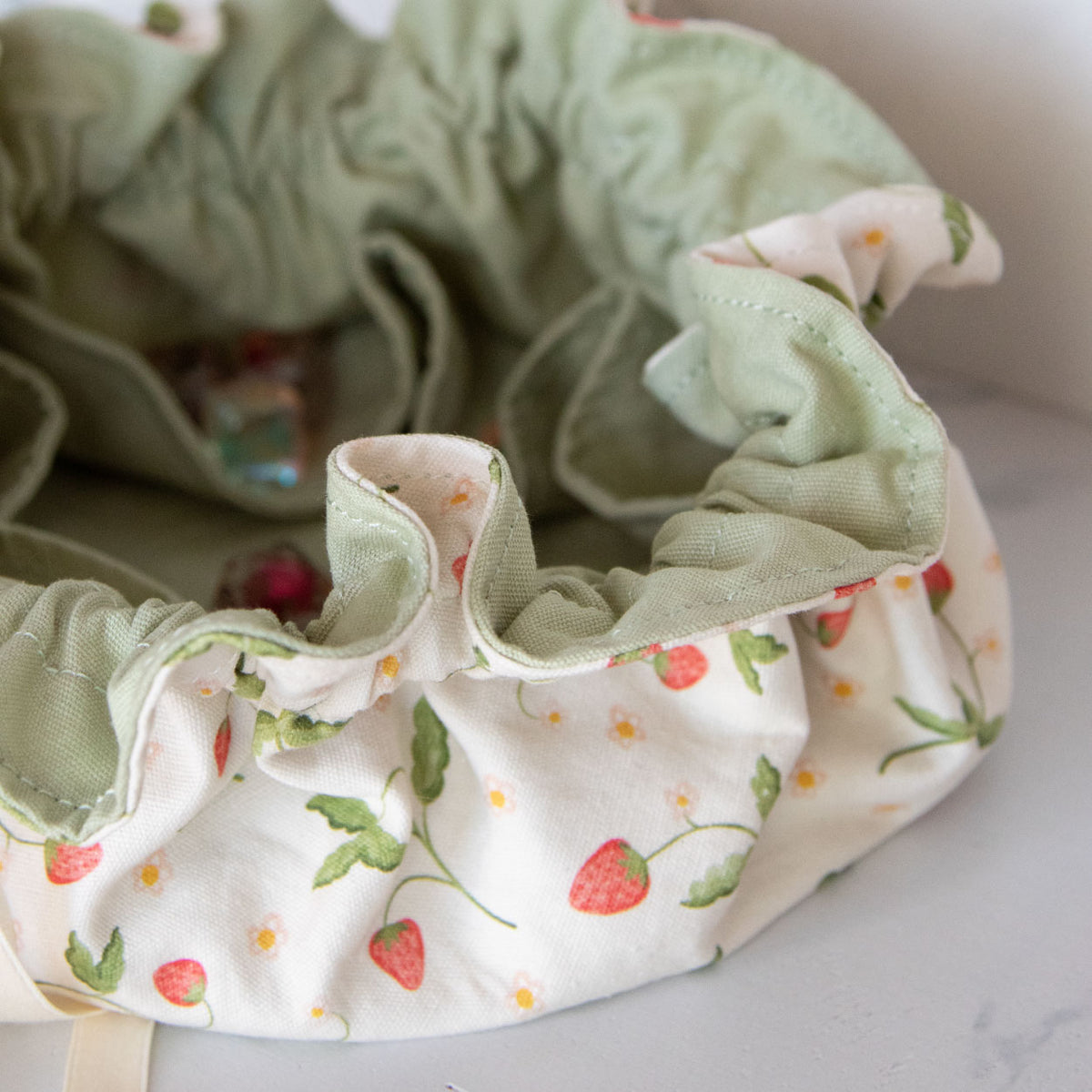 Dice Bag of Holding • Strawberry Patch
