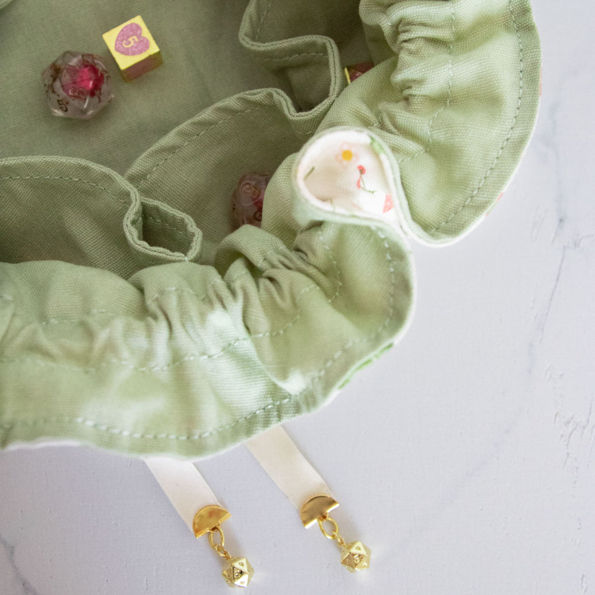 Dice Bag of Holding • Strawberry Patch