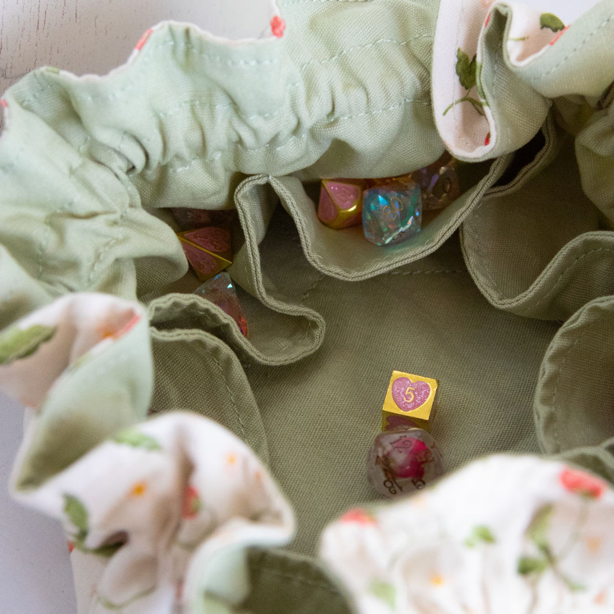 Dice Bag of Holding • Strawberry Patch