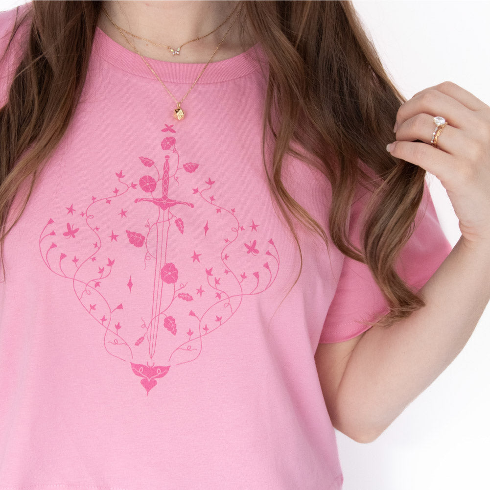 Opal Armory Crop Top • Paladin Pink