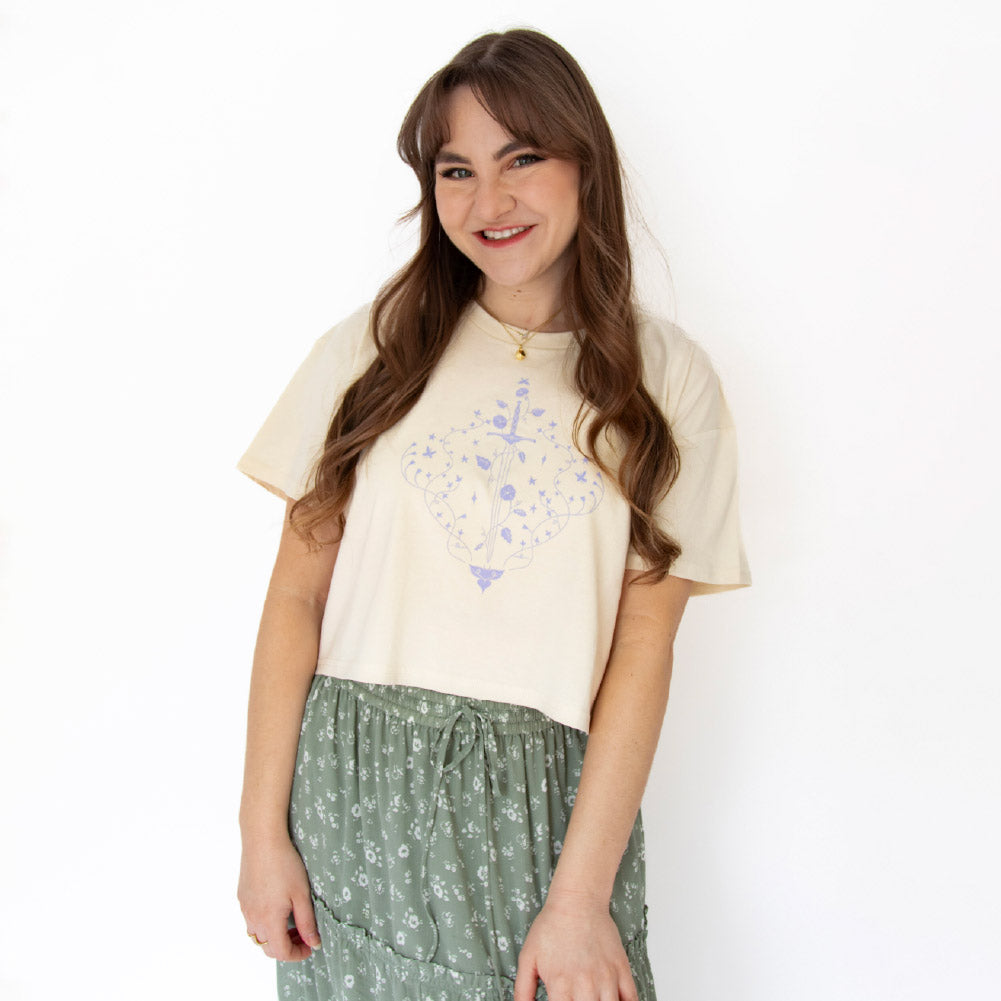Opal Armory Crop Top • Cleric Cream