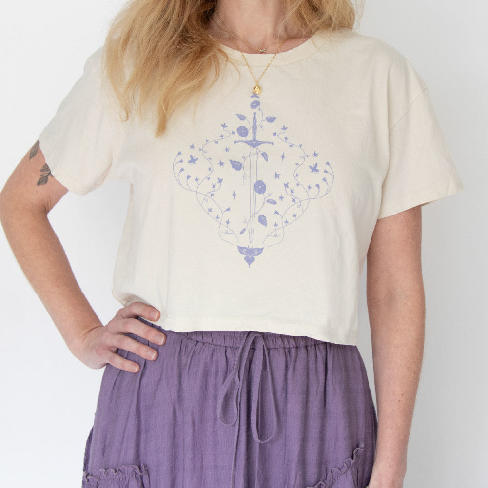 Opal Armory Crop Top • Cleric Cream