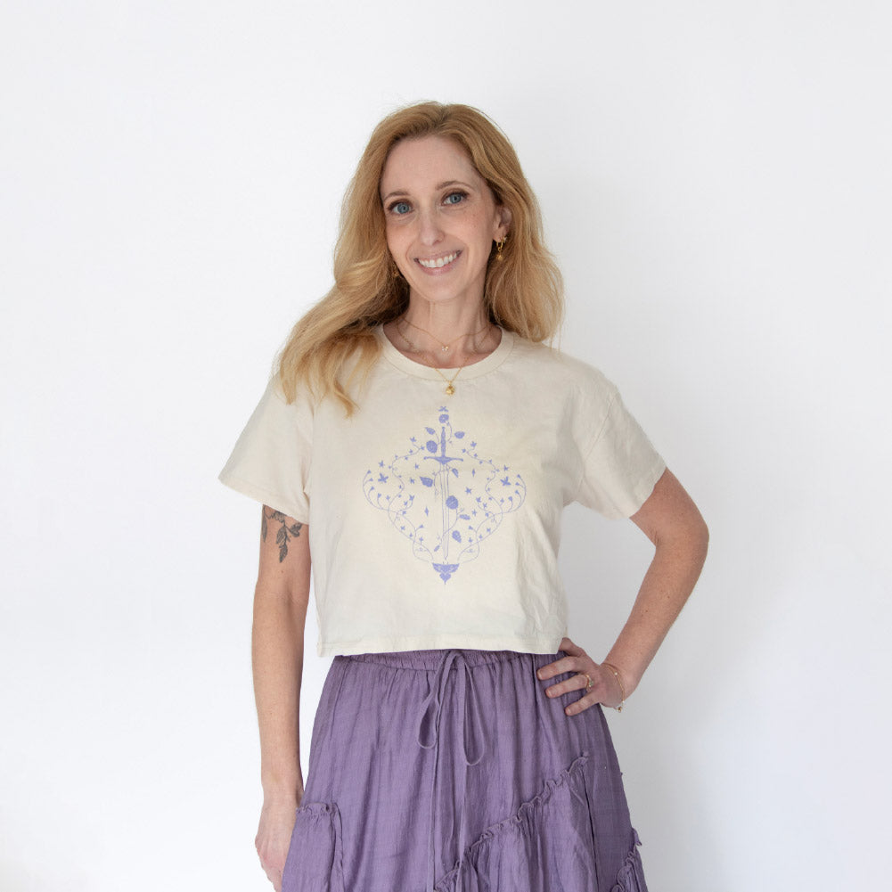 Opal Armory Crop Top • Cleric Cream