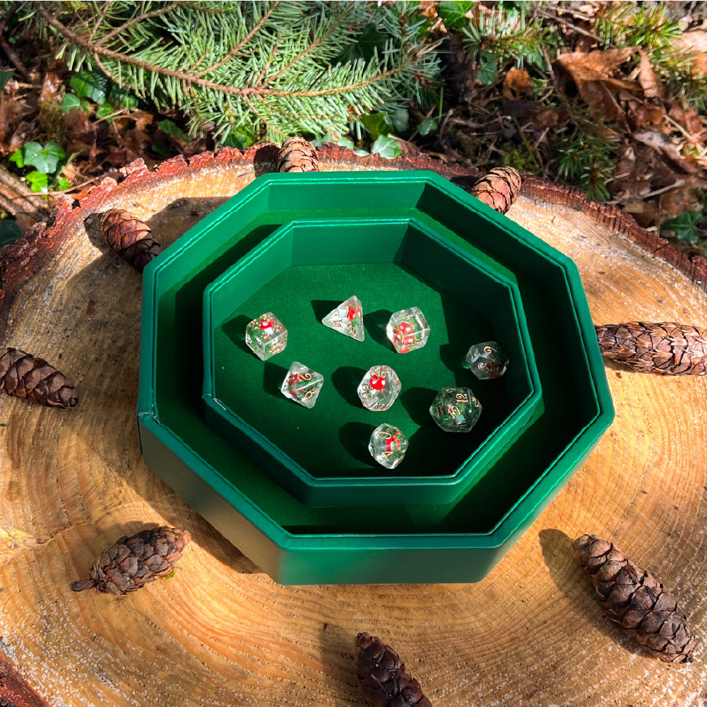 Amanita Mushrooms & Moss Dice